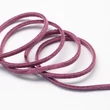 Kép 2/2 - Fáradt rózsaszín hasított bőrszál (3mm) /10 méter