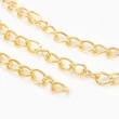Kép 3/3 - Arany színű csavart lánc (6x3mm)