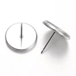 Kép 1/2 - 20 pár Nemesacél bedugós fülbevalóalap (12mm)