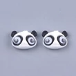 Kép 1/3 - Panda mintás műgyanta kaboson  (17x22.5x9.5mm)