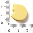 Kép 4/4 - Sárga nyuszi  alakú műgyanta kaboson  (20.5x18.5x8.5mm)