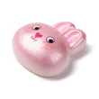 Kép 3/4 - Rózsaszín nyuszi alakú műgyanta kaboson  (19.5x18.5x8.5mm)