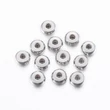 Kép 2/2 - 5db nemesacél fánk alakú köztes (6x3mm)