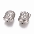 Kép 3/3 - Nemesacél buddhafej köztes (11x9mm)