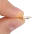 Kép 4/4 - Arany színű nemesacél gravírozható medálka, fityegő (15mm)