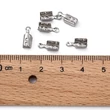 Kép 4/6 - 10db Nemesacél bőrvégzáró (10,5x4,5mm)