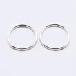Kép 2/3 - 925 sterling ezüst szerelőkarika (4x0.6mm)/4db