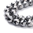 Kép 1/2 - Terahertz fazettált ásványgyöngy (8mm)/10db