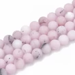 Kép 1/3 - Matt cseresznyevirág jáspis ásványgyöngy (8mm)/10db
