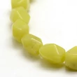 Kép 3/4 - Citrom jade csiszolt ásványgyöngy/5db