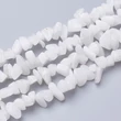 Kép 1/3 - Fehér Jade ásvány chips/splitter szálban (6~20x4~8x1.5~8mm) /kb.87cm