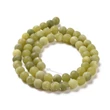 Kép 4/5 - Matt taiwan jade ásványgyöngy (6mm)/10db