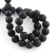 Kép 3/3 - Fekete lávagyöngy (8mm)10db