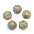 Kép 2/3 - 2db Unakit ásványkabochon (10mm)