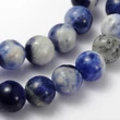 Kép 2/7 - Szodalit  ásványgyöngy (8mm)/10db