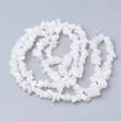 Kép 3/3 - Fehér Jade ásvány chips/splitter szálban (6~20x4~8x1.5~8mm) /kb.87cm