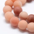 Kép 3/3 - Matt pink aventurin ásványgyöngy (6mm)/10db