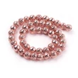 Kép 2/2 - Galvanizált lávakő ásványgyöngy (8mm)10db