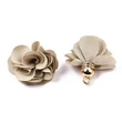 Kép 3/3 - Bézs virág alakú bojt (30x30mm)