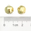 Kép 6/6 - 10db Arany színű csengettyű fityegő (10x10x10mm)