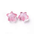 Kép 2/2 - 10db Rózsaszín csillag alakú akril gyöngy (11mm)