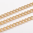 Kép 1/3 - Arany színű nemesacél csavart szemű ékszerlánc (5x3.5x0.8mm)