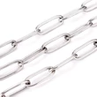 Kép 1/3 - Nemesacél vastag keresztezett szemű ékszerlánc (12x4mm)