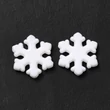 Kép 3/5 - 10db hópihe alakú akril gyöngy (12x11x2mm)