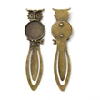 Kép 1/5 - Antikolt bronz színű baglyos könyvjelző (20mm)