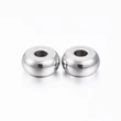 Kép 1/2 - 5db nemesacél fánk alakú köztes (6x3mm)