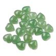 Kép 1/4 - 2db Szív alakú zöld Aventurin ásványkaboson (8x8x3.5mm)
