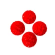 Kép 1/3 - Piros csillámos műgyanta kabochon (10mm) /4db