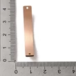 Kép 4/4 - Rozé arany színű nemesacél gravírozható kapcsolóelem (38.5x6x1.5mm)