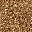 Kép 3/5 - Metál fényű barna színű kásagyöngy (12/0)