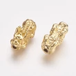 Kép 1/2 - Arany pixiu sárkány gyöngy 24K arany bevonattal (15x7x7mm)