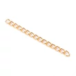 Kép 1/3 - 4db Nemesacél arany színű lánchosszabbító (47~53x3mm)