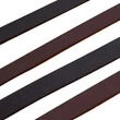 Kép 4/6 - Barna színű lapított marhabőr (10.5x4mm) /50cm