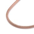 Rozé arany színű nemesacél kígyó nyaklánc (45cm)