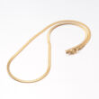 Arany színű nemesacél kígyó nyaklánc (45cm)