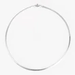 Kép 1/4 - Nemesacél vastag merev nyaklánc (45cm)