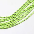 Kép 3/3 - Neonzöld csíkos paracord zsinór (2mm)