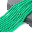 Kép 3/6 - Fűzöld polimer lapított gyöngy (8mm/190db)