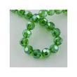 Kép 2/2 - Világos zöld csiszolt üveggyöngy szálban (8mm)/72db