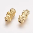 Kép 2/2 - Arany pixiu sárkány gyöngy 24K arany bevonattal (15x7x7mm)