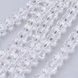Kép 2/4 - Áttetsző színű csiszolt üveggyöngy (8mm) /66-67db