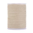 Kép 2/4 - Csavart bézs viaszolt zsinór (1mm) /11m