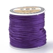 Kép 2/5 - Sötét lila színű selyem zsinór (1mm)