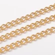 Kép 2/3 - Arany színű nemesacél csavart szemű ékszerlánc (5x3.5x0.8mm)