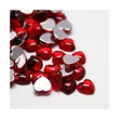 Kép 2/3 - 10db Szív alakú piros színű műgyanta kaboson (12x12x5mm)