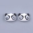 Kép 2/3 - Panda mintás műgyanta kaboson  (17x22.5x9.5mm)